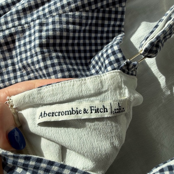 Abercrombie & Fitch Checkered Print Maxi Dress - Picture 3 of 3